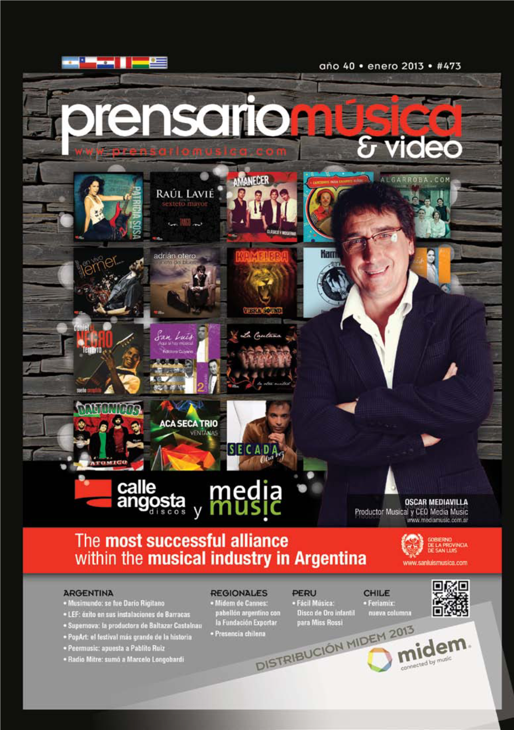 Enero 2013 Prensario Música & Video | Enero 2013 Prensario Música & Video | Enero 2013 Editorial Argentina / Agenda Evolución En Los Festivales