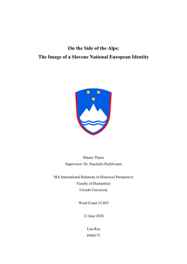 On the Side of the Alps: the Image of a Slovene National European Identity