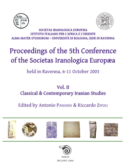 Proceedings of the 5Th Conference of Iranian Studies, Vol. II