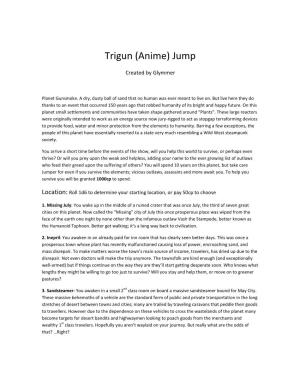 Trigun (Anime) Jump