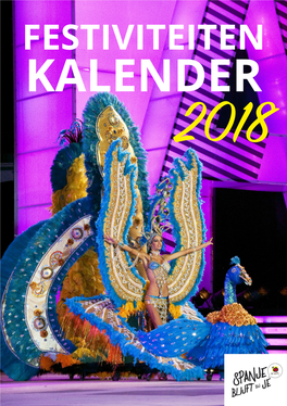 KALENDER 2018 Calendario De Fiestas 2018 / Festiviteitenkalender 2018
