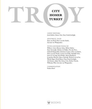J. Kelder, “The Origins of the Trojan Cycle,” in Troy: City, Homer, Turkey
