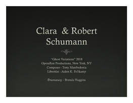 Clara and Robert Schumann