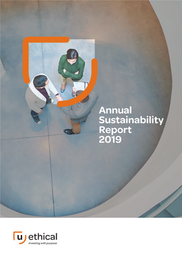 Annual Sustainability Report 2019 Why U Ethical 2 Section 3