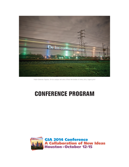 2014 GIA Conference Program
