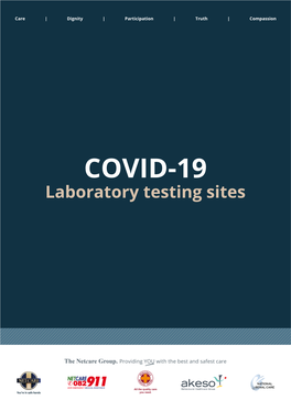 COVID-19 Laboratory Testing Sites Risk Assessment, Screening and Laboratory Testing for COVID-19