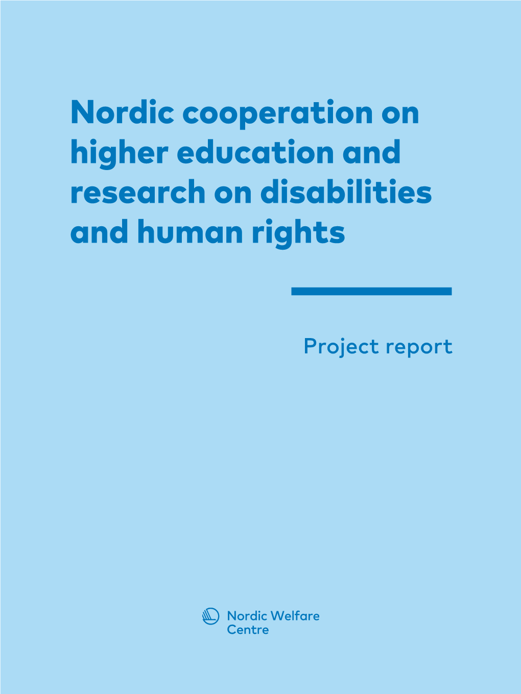 Nordic Cooperation on Higher Education and Research on Disabilities and Human Rights