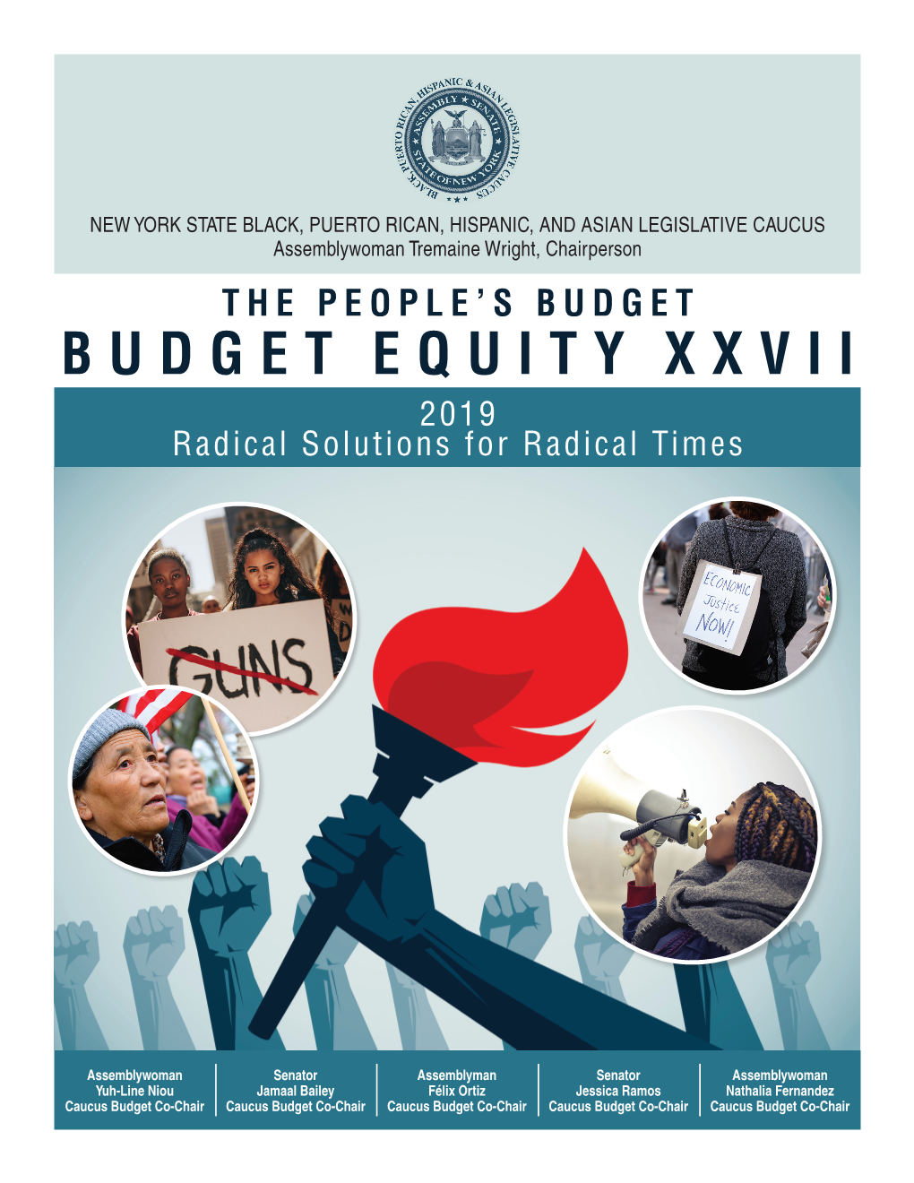 BUDGET EQUITY XXVII 2019 Radical Solutions for Radical Times