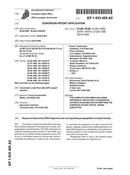 EUROPEAN PATENT OFFICE, VIENNA Thousand Oaks, CA 91320 (US) SUB-OFFICE