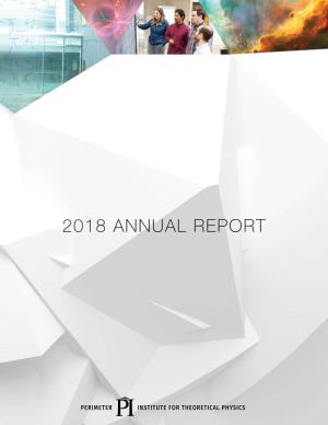 2017-2018 Perimeter Institute Annual Report English