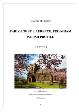 Parish of St. Laurence, Frodsham Parish Profile