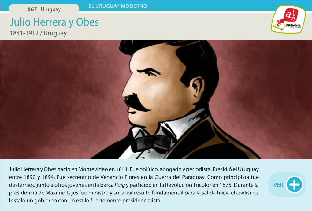 Julio Herrera Y Obes 1841-1912 / Uruguay