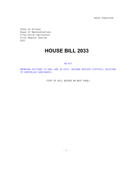 House Bill 2033