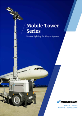 Mobile Tower Series Remote Lighting for Airport Aprons
