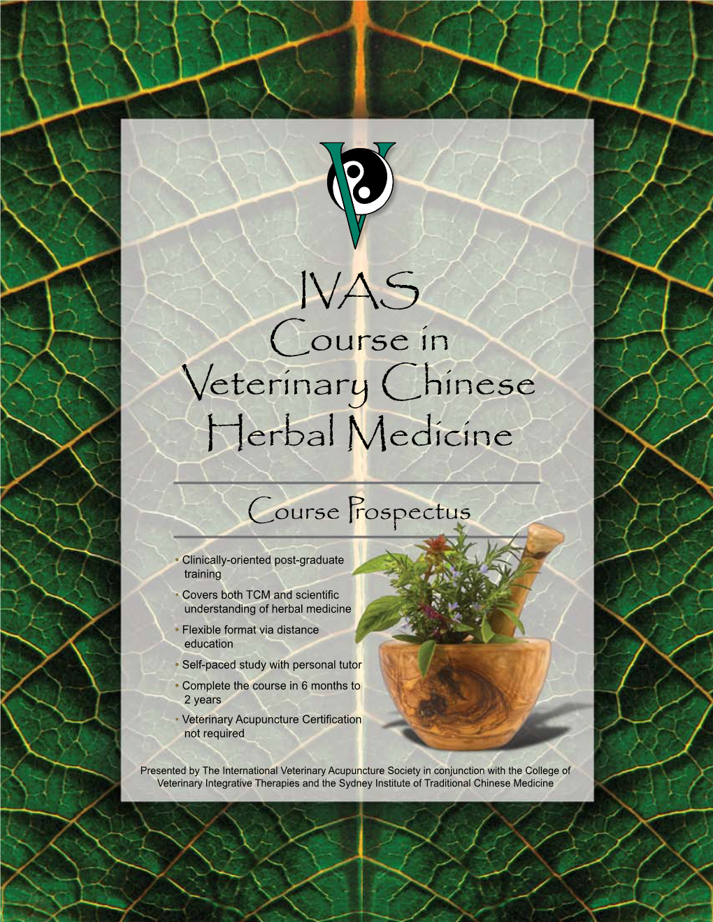 IVAS Course in Veterinary Chinese Herbal Medicine
