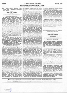 EXTENSIONS of REMARKS May 8, 1996 EXTENSIONS of REMARKS