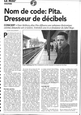 Pita. Dresseur De Décibels