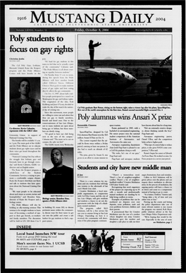 Mustang Daily, October 8, 2004