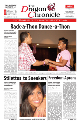 Rack-A-Thon Dance -A-Thon Students Danced All Night to Raise Money for Breast Cancer Research