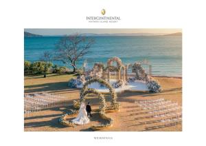 Weddings Welcome to Intercontinental Hayman Island Resort