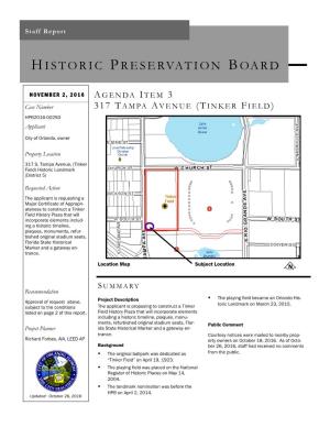 Historic Preservation Board
