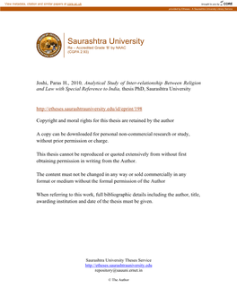 Saurashtra University Library Service