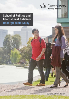 School of Politics and International Relations Undergraduate Study