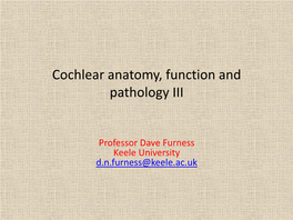 The Lateral Wall and Cochlear Homeostasis.Pdf