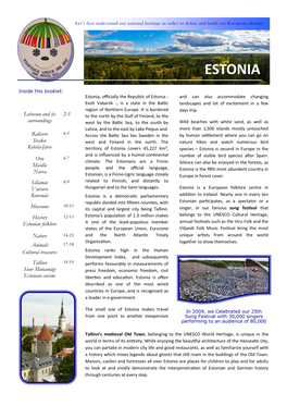 Estonia Tourist Information
