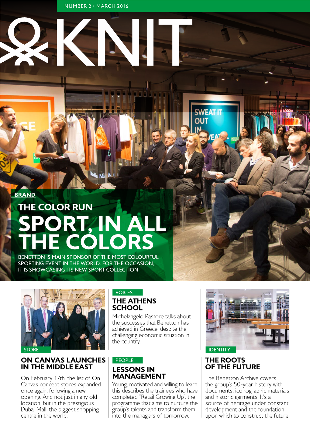 Sport, in All the Colors Benetton Is Main Sponsor of the Most Colourful Sporting Event in the World