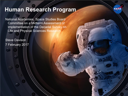 Human Research Program