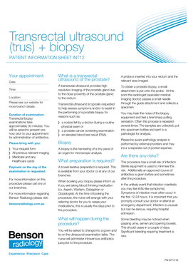 Transrectal Ultrasound