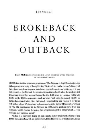 Brokeback and Outback