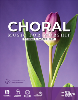 Music for Worship Spring & Easter 2021
