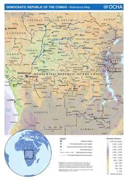 DEMOCRATIC REPUBLIC of the CONGO - Reference Map
