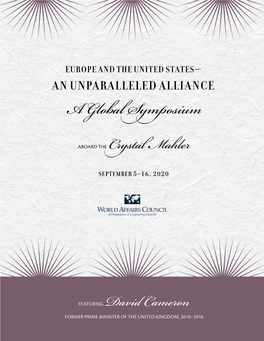 An Unparalleled Alliance a Global Symposium