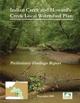 Indian & Howard's Creek Local Watershed Plan