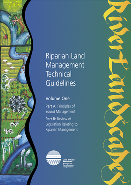 Riparian Land Management Technical Guidelines