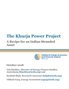 The Khurja Thermal Power Project