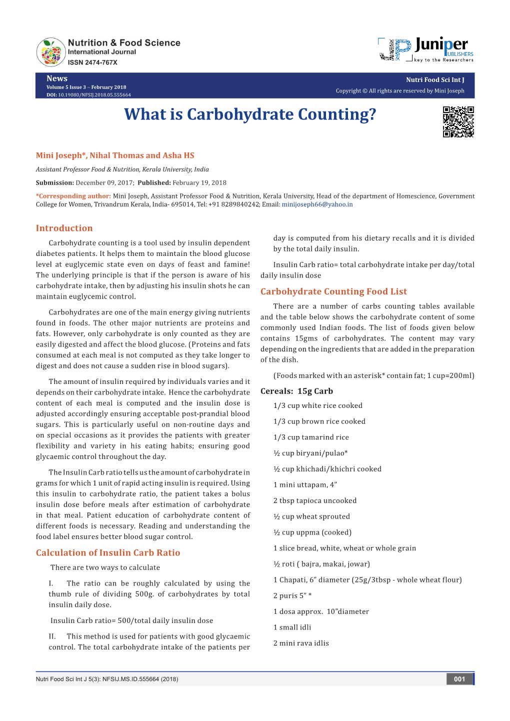 What Is Carbohydrate Counting?