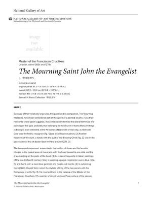 The Mourning Saint John the Evangelist C