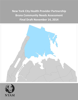 Bronx Community Needs Assessment Final Draft November 14, 2014