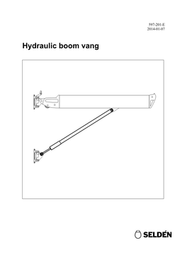 Hydraulic Boom Vang