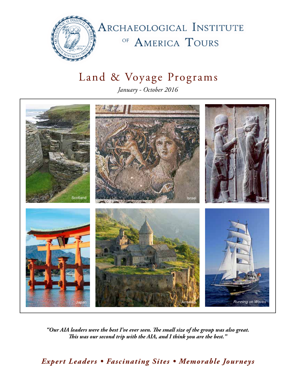 Land & Voyage Programs