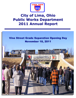 City of Lima, Ohio Public Works Department 2011 Annual Report