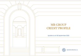 Mb Group Credit Profile