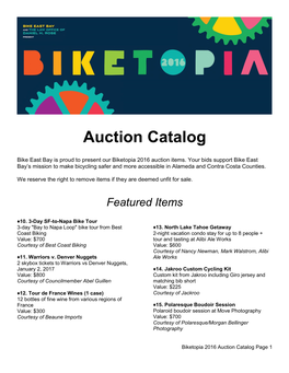 Auction Catalog