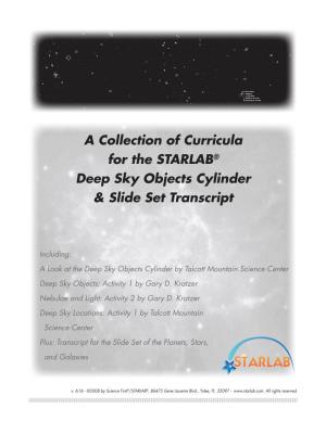 STARLAB® Deep Sky Objects Cylinder & Slide Set Transcript