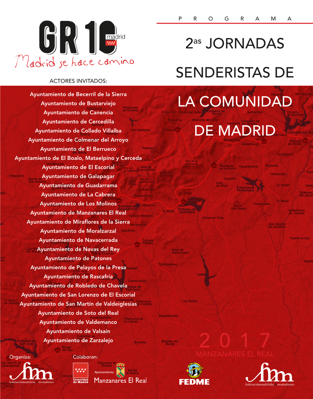 2As JORNADAS SENDERISTAS DE LA COMUNIDAD DE MADRID