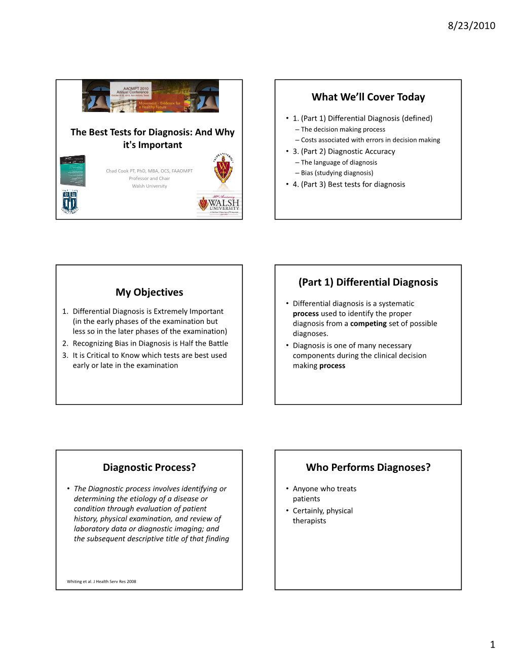 Differential Diagnosis Diagnostic Process?